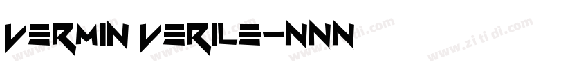 Vermin Verile字体转换
